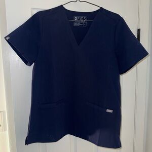 Figs Technical Collection Deep Blue Scrub Top